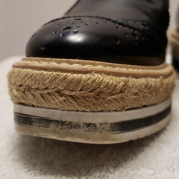 Zara Trafaluc Platform Espadrilles, dark blue, 7 or 7.5 - Picture 14 of 16